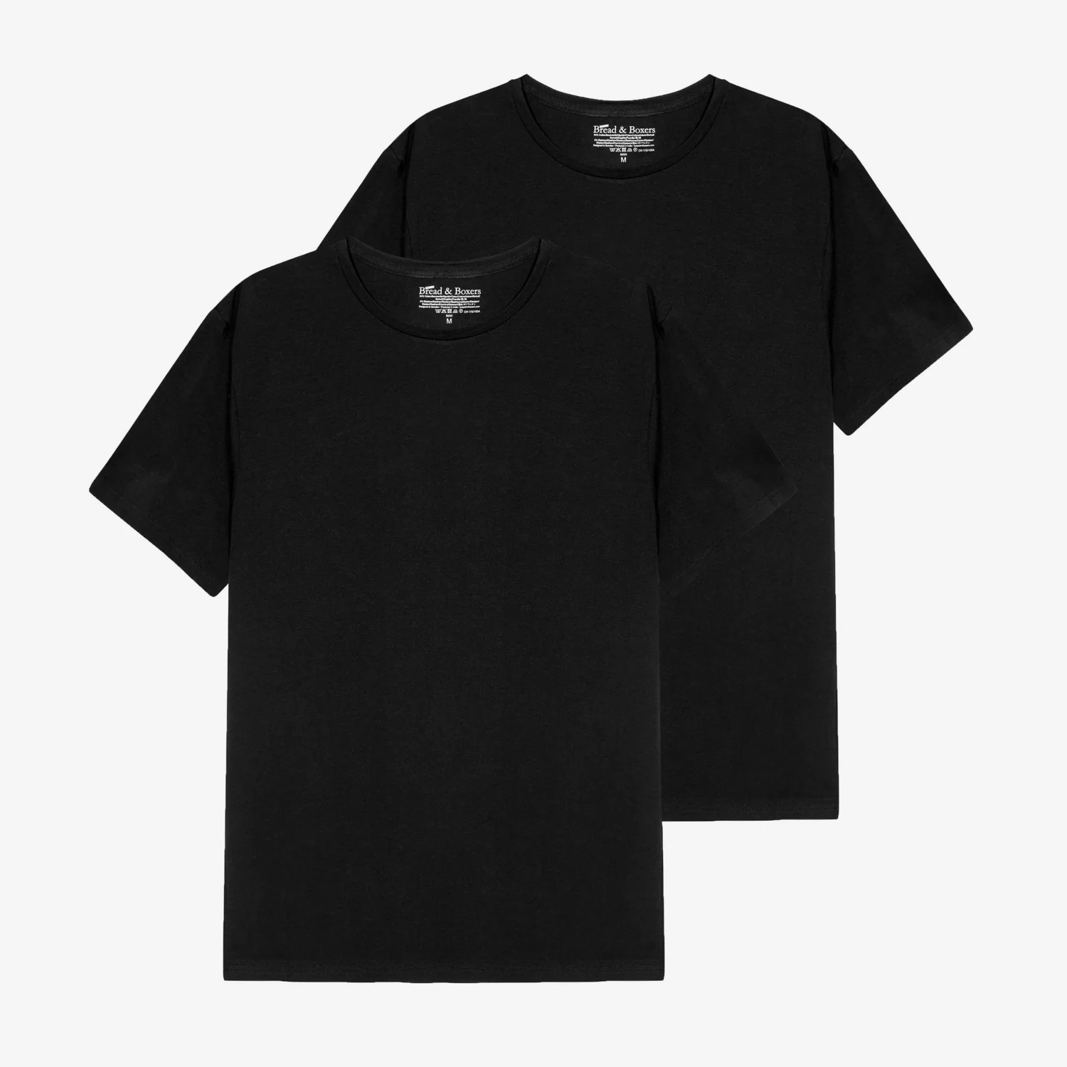 BLACK 2 PACK CREWNECK T-SHIRT