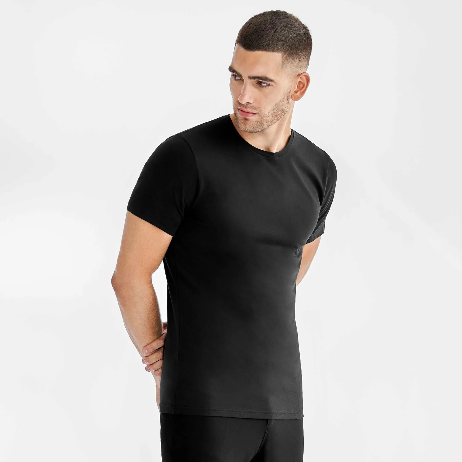 BLACK 2 PACK CREWNECK T-SHIRT - Image 2