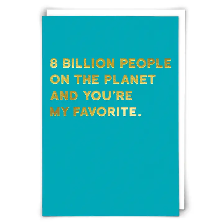8 BILLION CARD