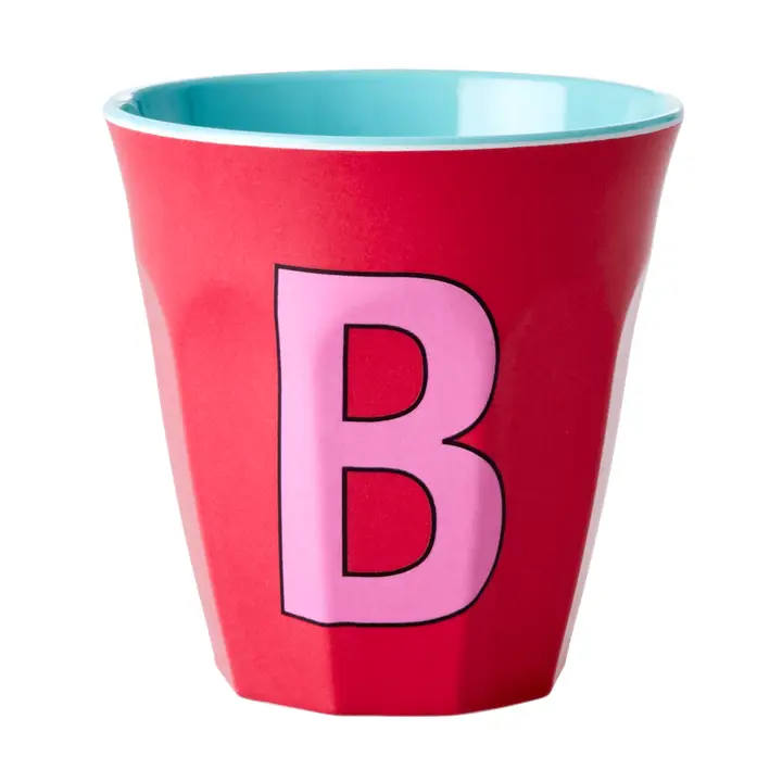 B INITIAL PINK CUP