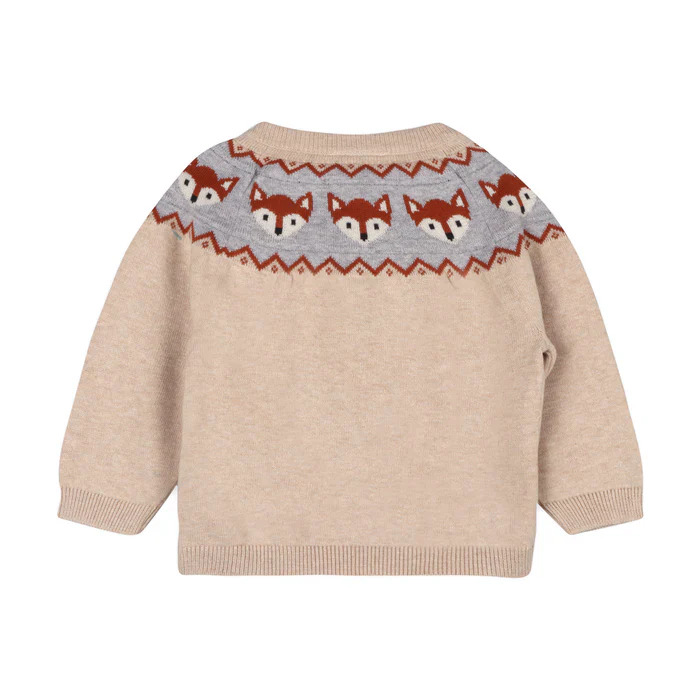 BABY FOX FAIR ISLE SWEATER - Image 2