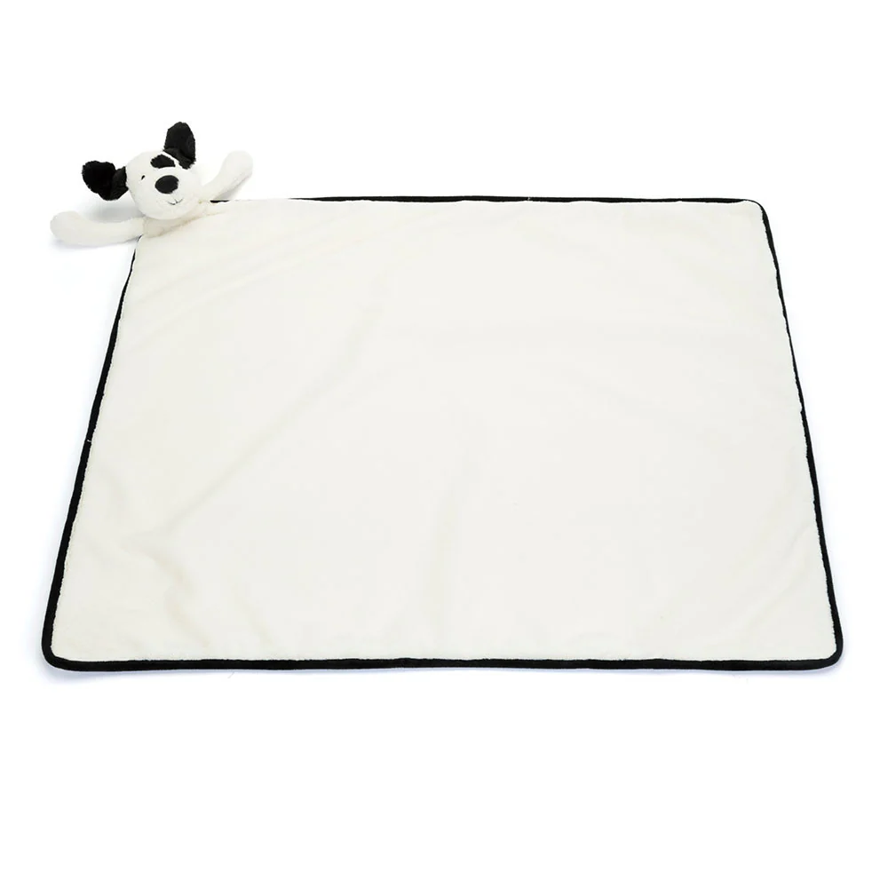 BASHFUL BLACK CREAM PUPPY BLANKIE - Image 2