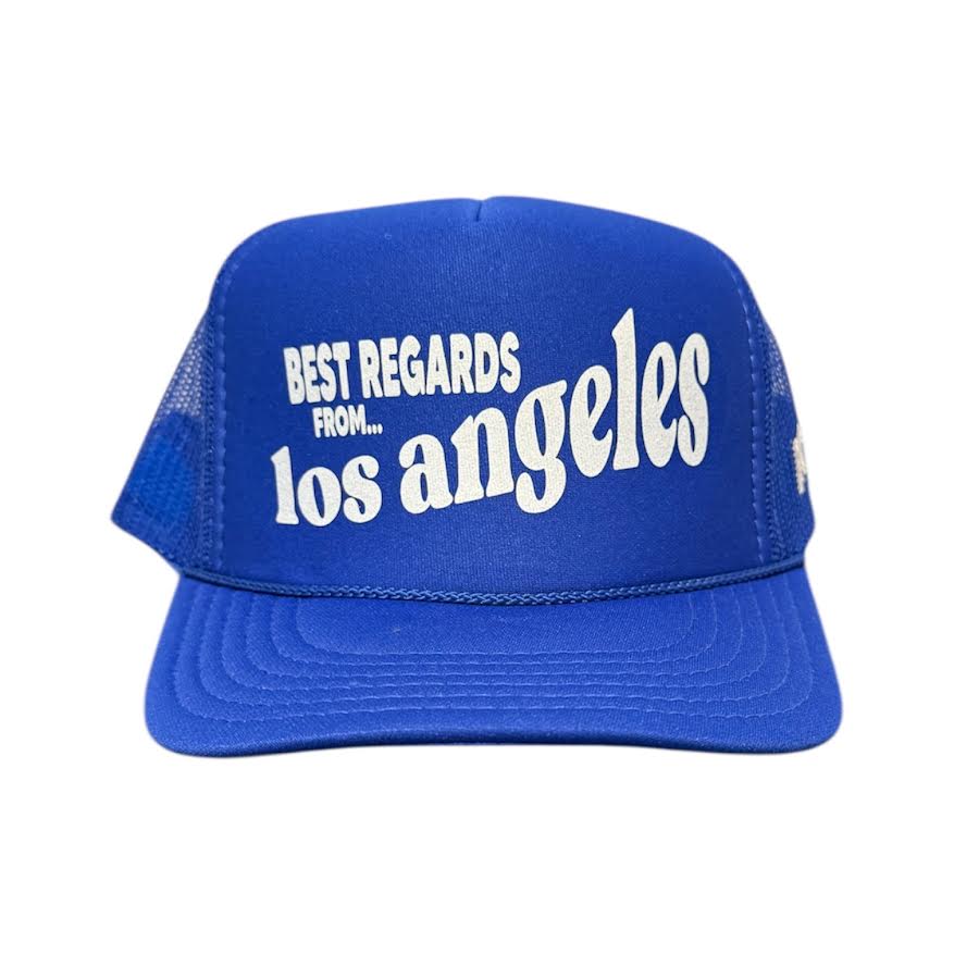 BEST REGARDS FROM LOS ANGELES BLUE CAP