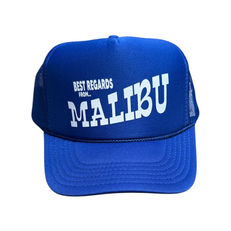 BEST REGARDS FROM MALIBU ROYAL BLUE CAP