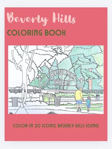 BEVERLY HILLS COLORING BOOK