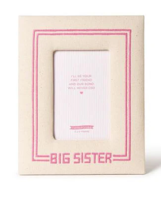 BIG SISTER EMBROIDERED TALL FRAME