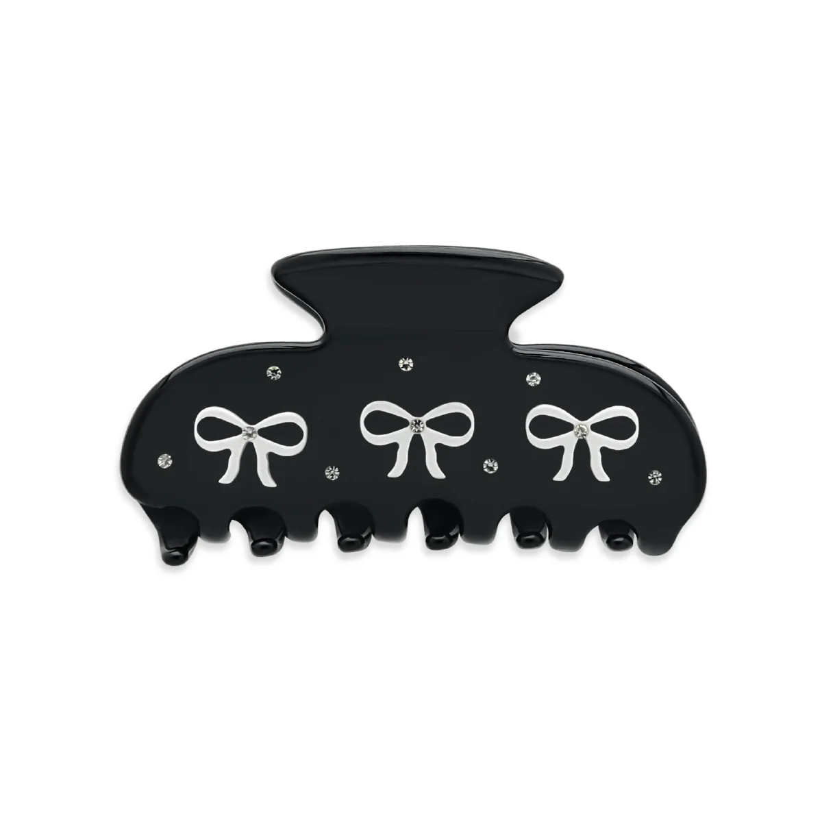 BLACK BOW HAIR CLIP