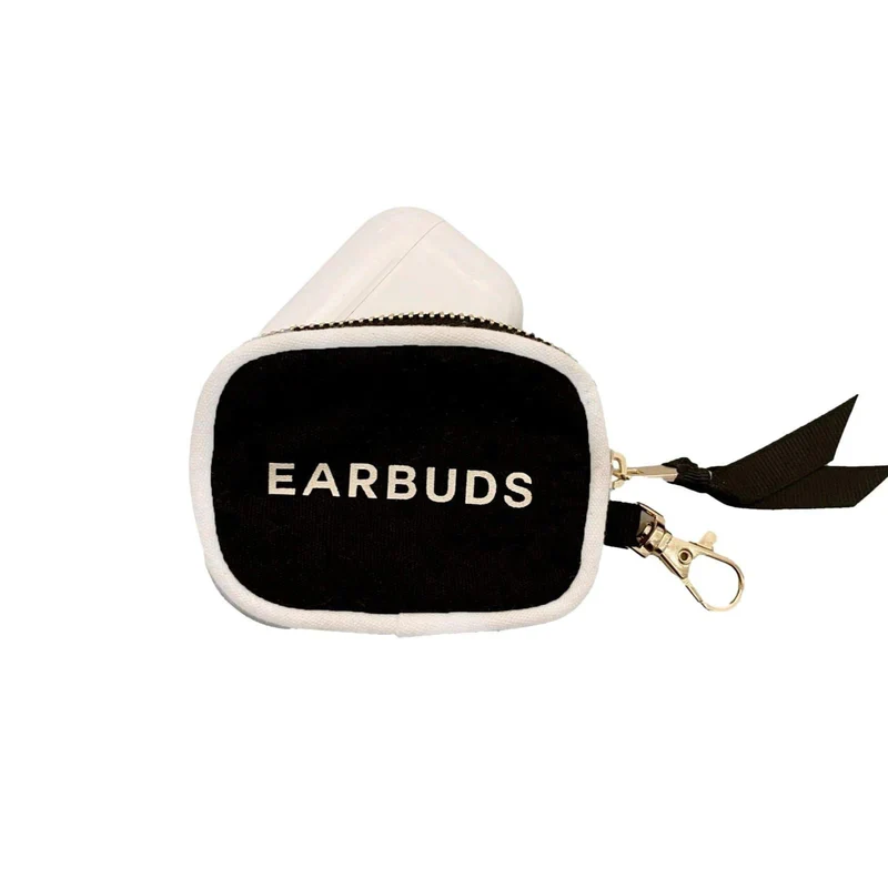 BLACK EARBUDS AIRPODS CASE - Image 3