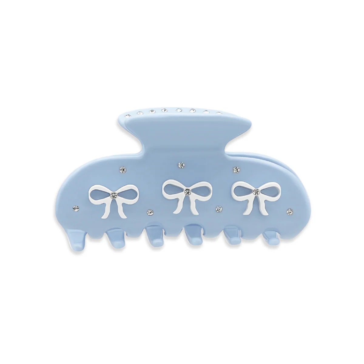 BLUE BOW HAIR CLIP