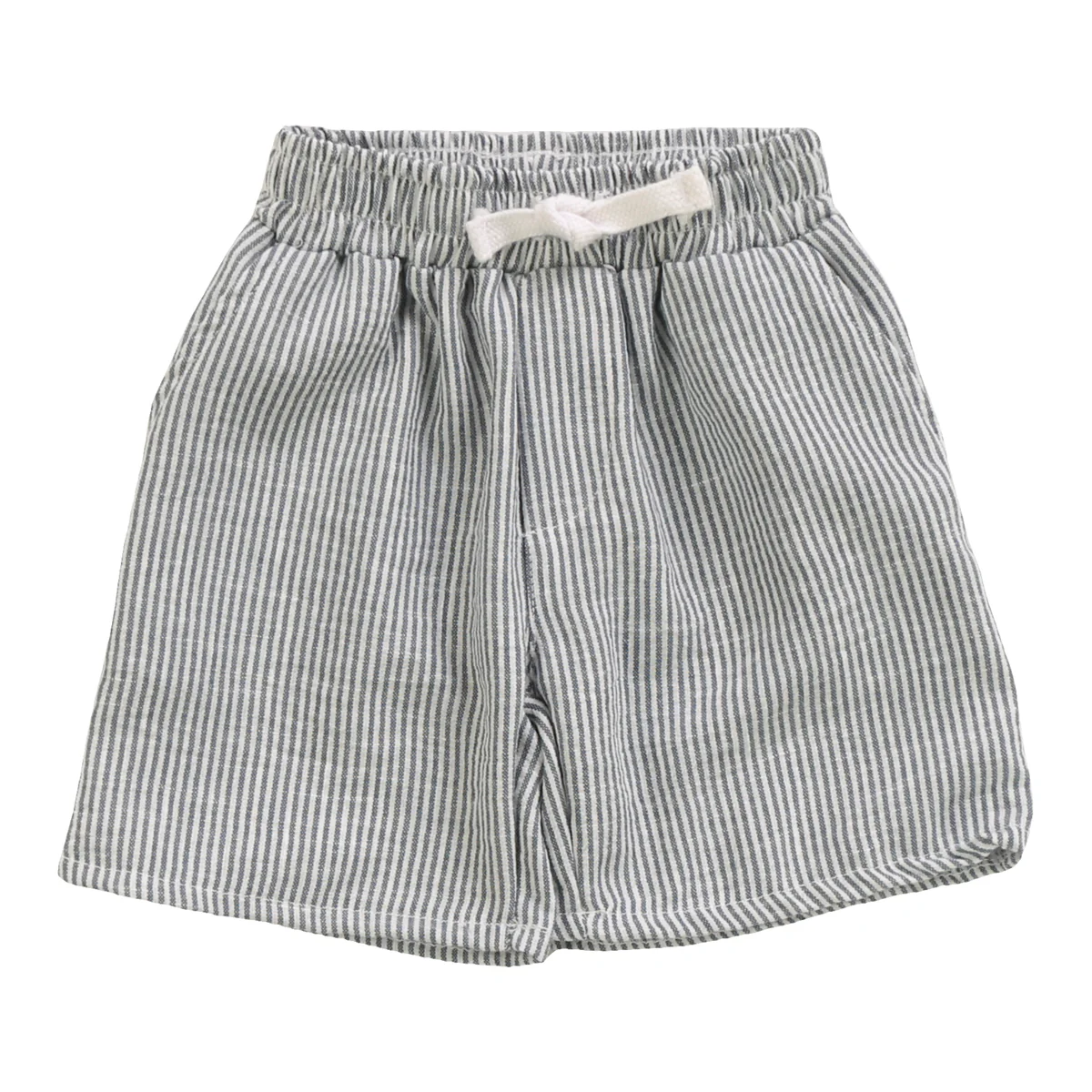 BOYS DENIM STRIPE SHORTS