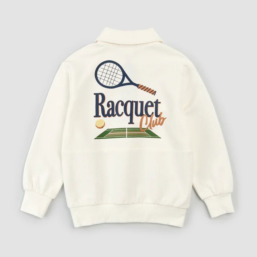 BOYS RAQUET CLUB HALF ZIP PULLOVER - Image 2