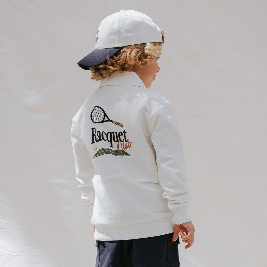 BOYS RAQUET CLUB HALF ZIP PULLOVER - Image 3