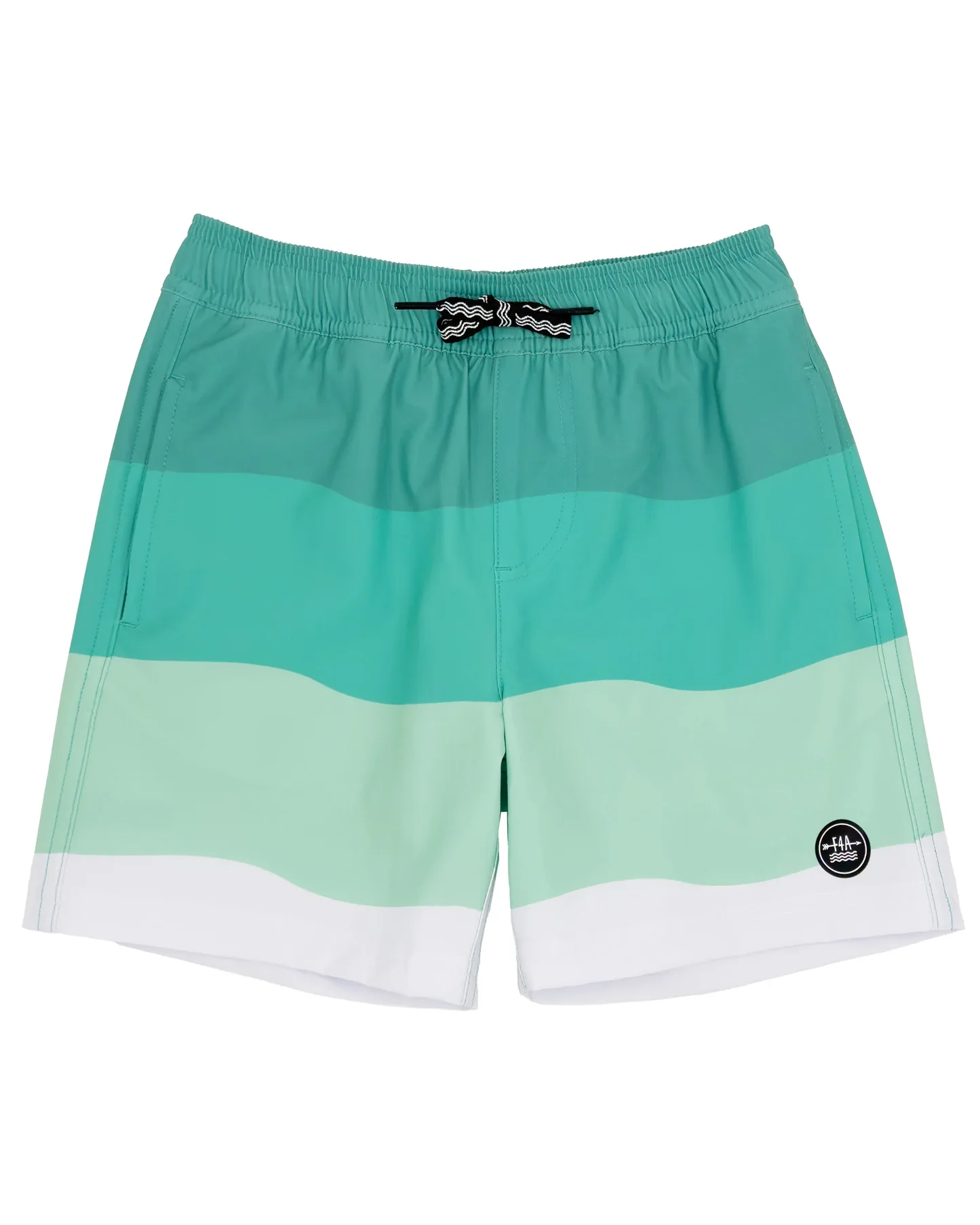 BOYS WAVE STRIPE VOLLEY TRUNK