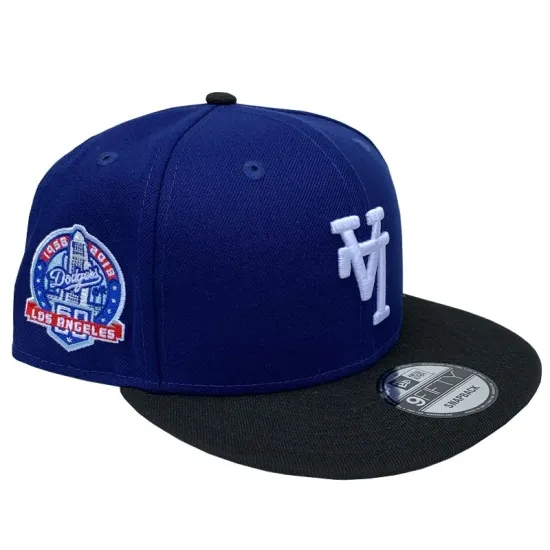 NEW ERA 9FIFTY UPSIDE DOWN LOS ANGELES DODGERS - D.ROYAL BLACK - Image 2