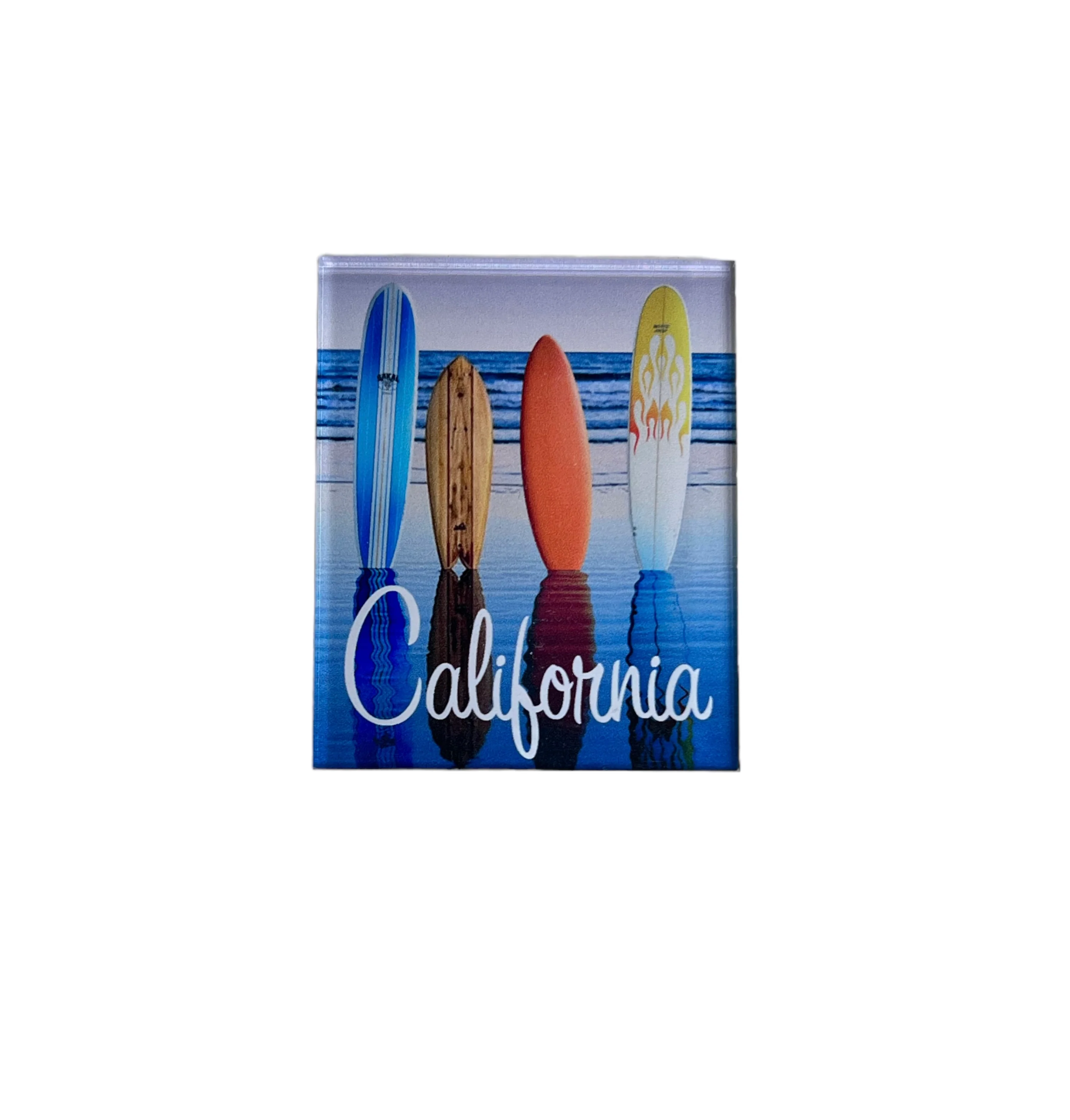 CALIFORNIA 4 SURFBOARDS MAGNET