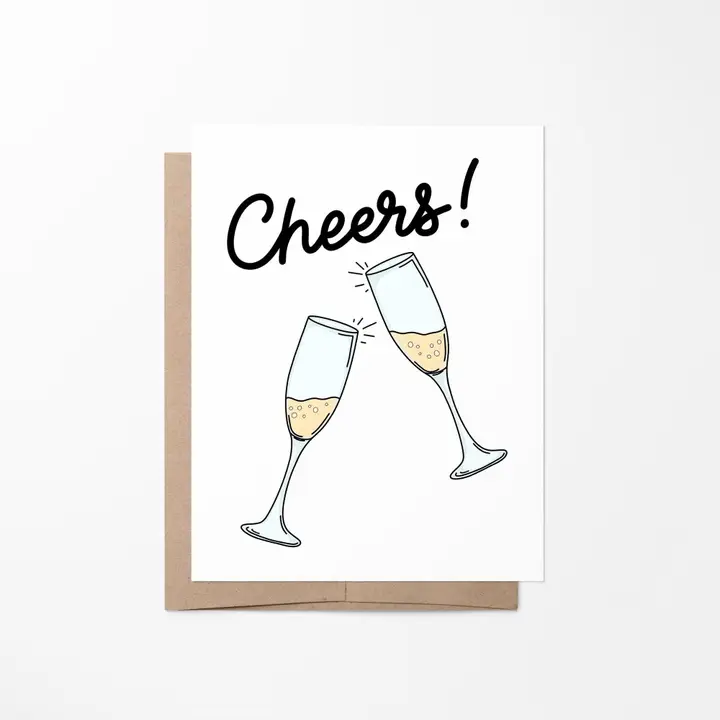 CHEERS CHAMPAGNE CARD