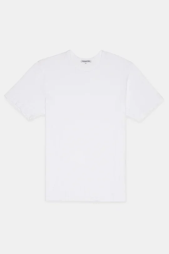 MENS WHITE CLASSIC CREWNECK