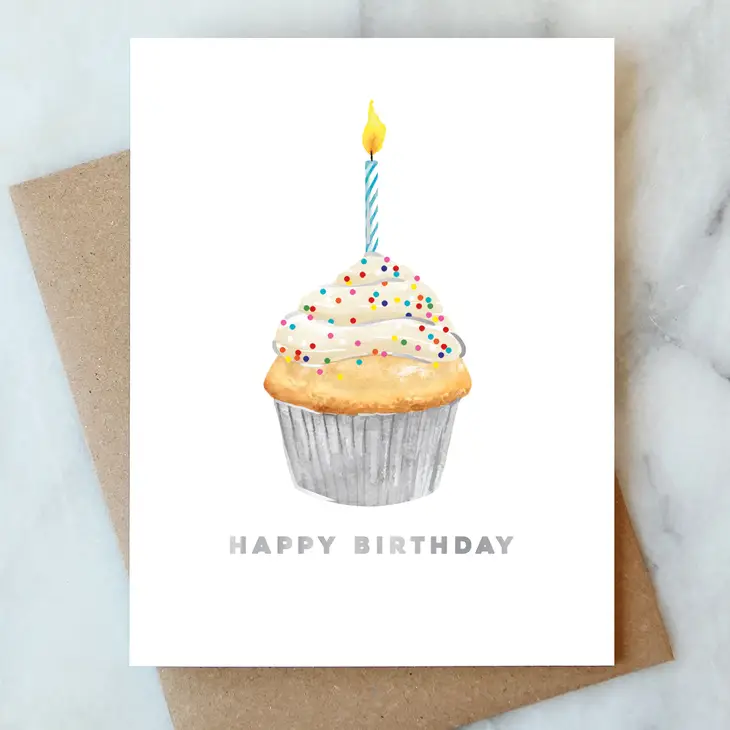 CUPCAKE BIRTHDAY CARD