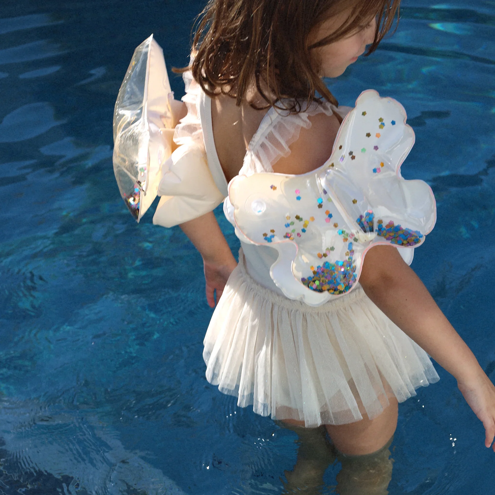 COTTON CANDY GLITTER INFLATABLE ARM BANDS - Image 4