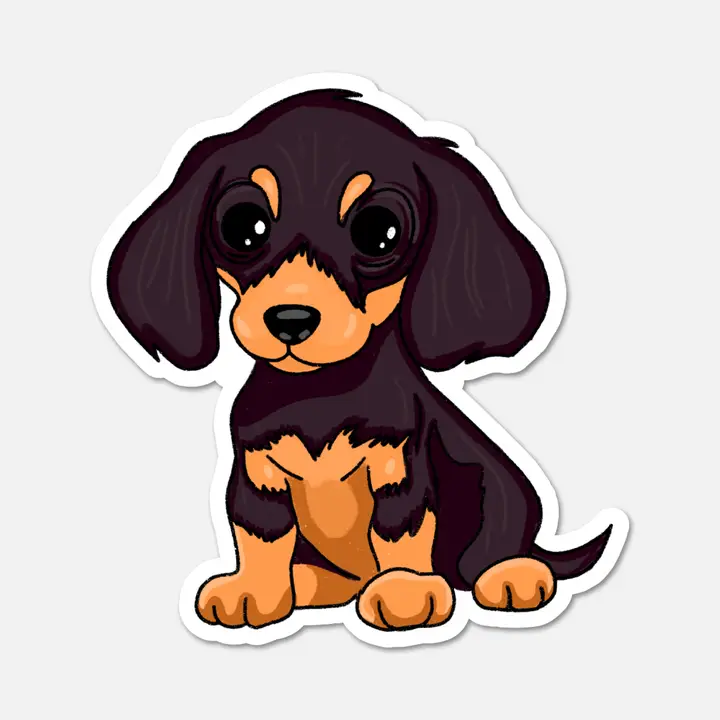 DACHSHUND DOG STICKER