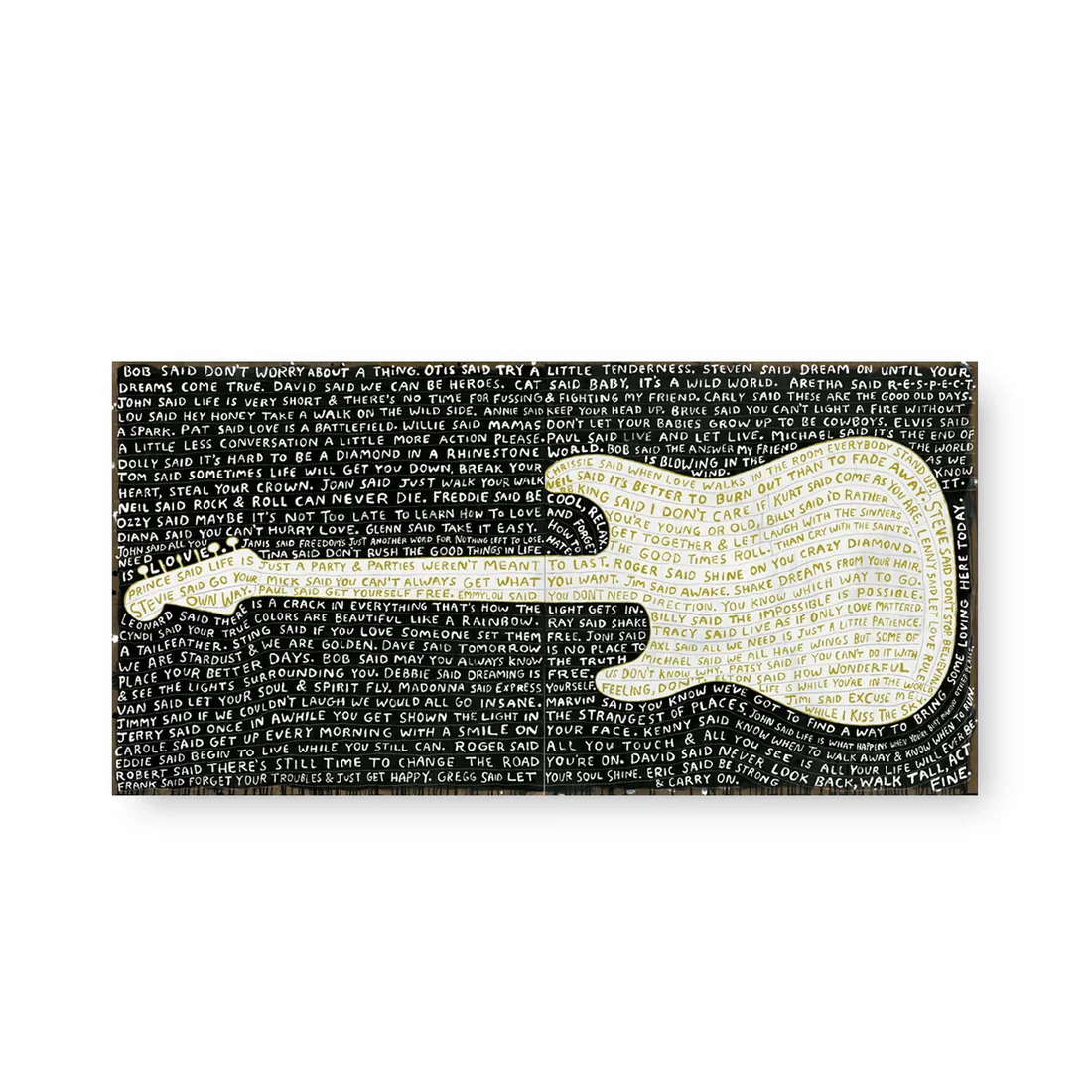 LEGENDS BLACK ART TILE