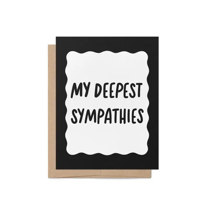 DEEPEST SYMPATHIES CARD
