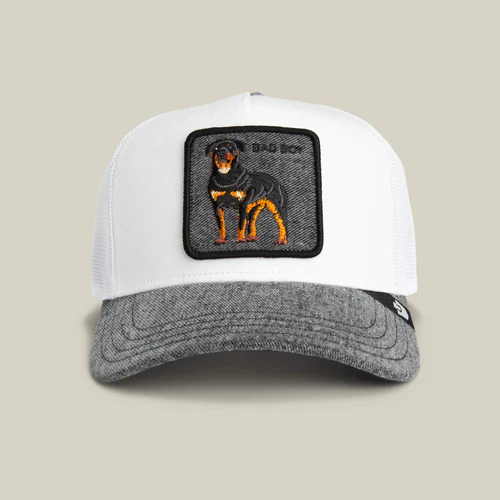 DENIM BAD BOY TRUCKER HAT