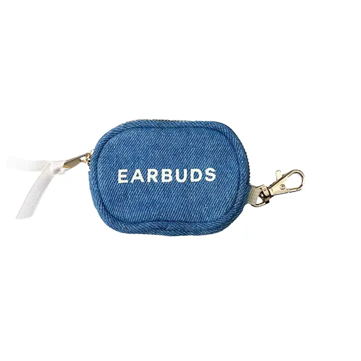 DENIM EARBUDS AIRPODS CASE - Image 2