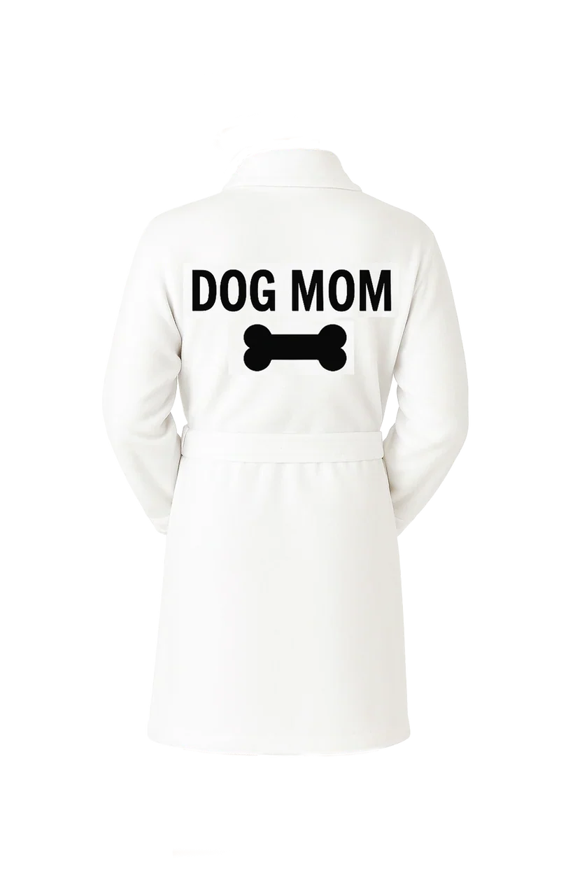DOG MOM PLUSH ROBE