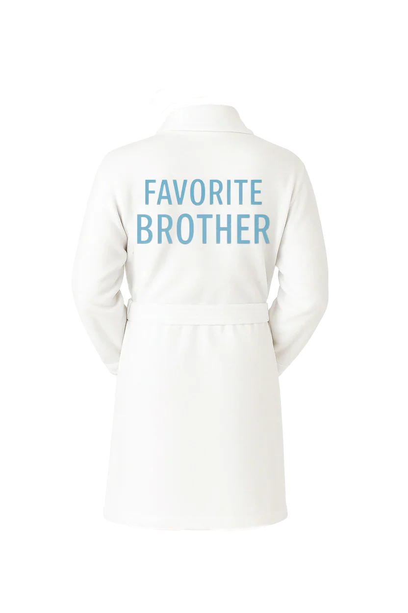 FAVORITE BROTHER PLUSH ROBE