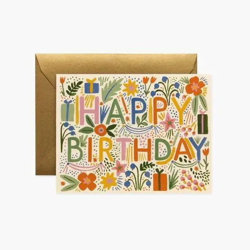 FIESTA HAPPY BIRTHDAY CARD