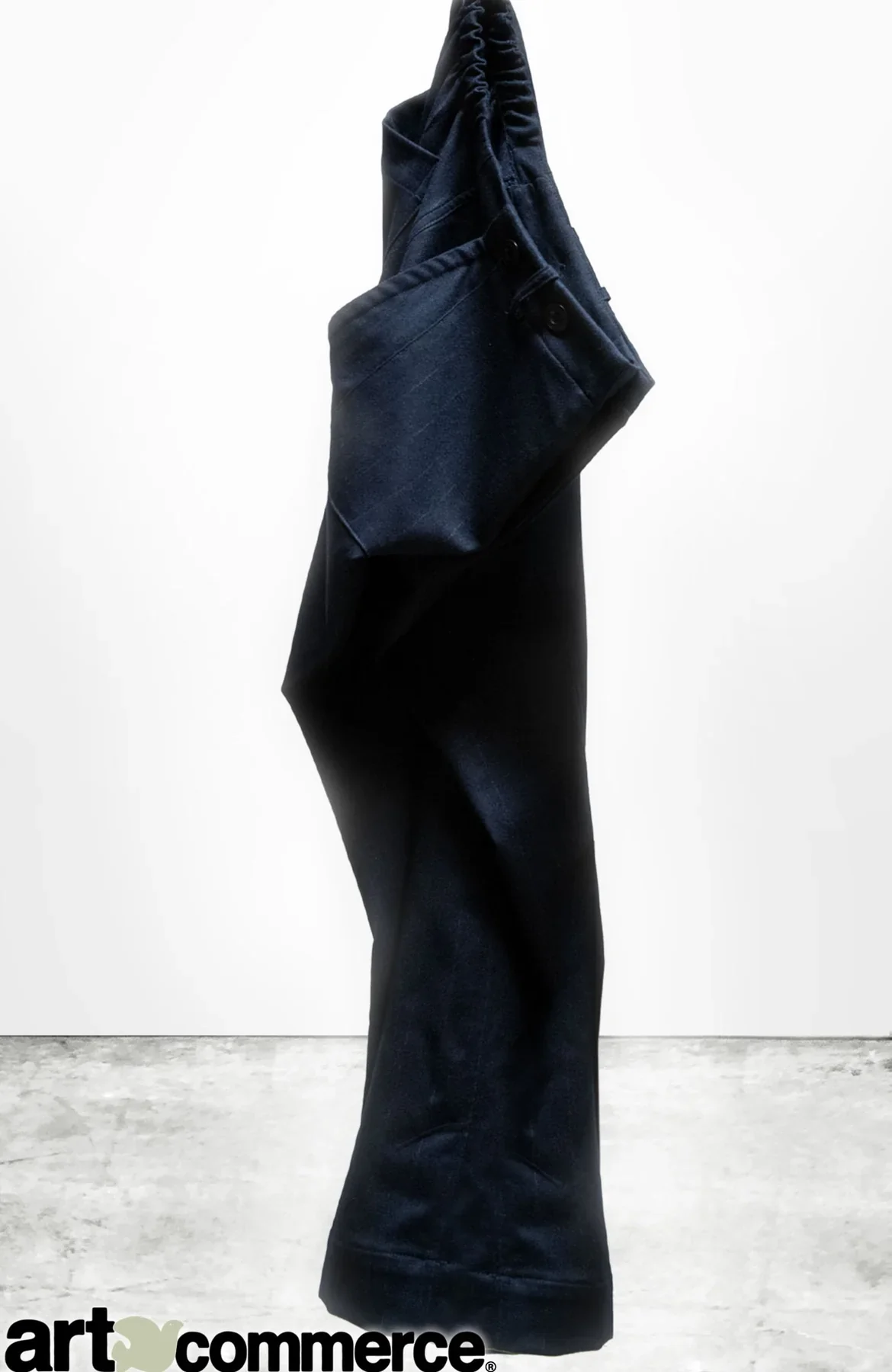 FREECITY CASHMERE BLEND FRENCH SAILOR PANT - DEEPLY NAVY - Image 3