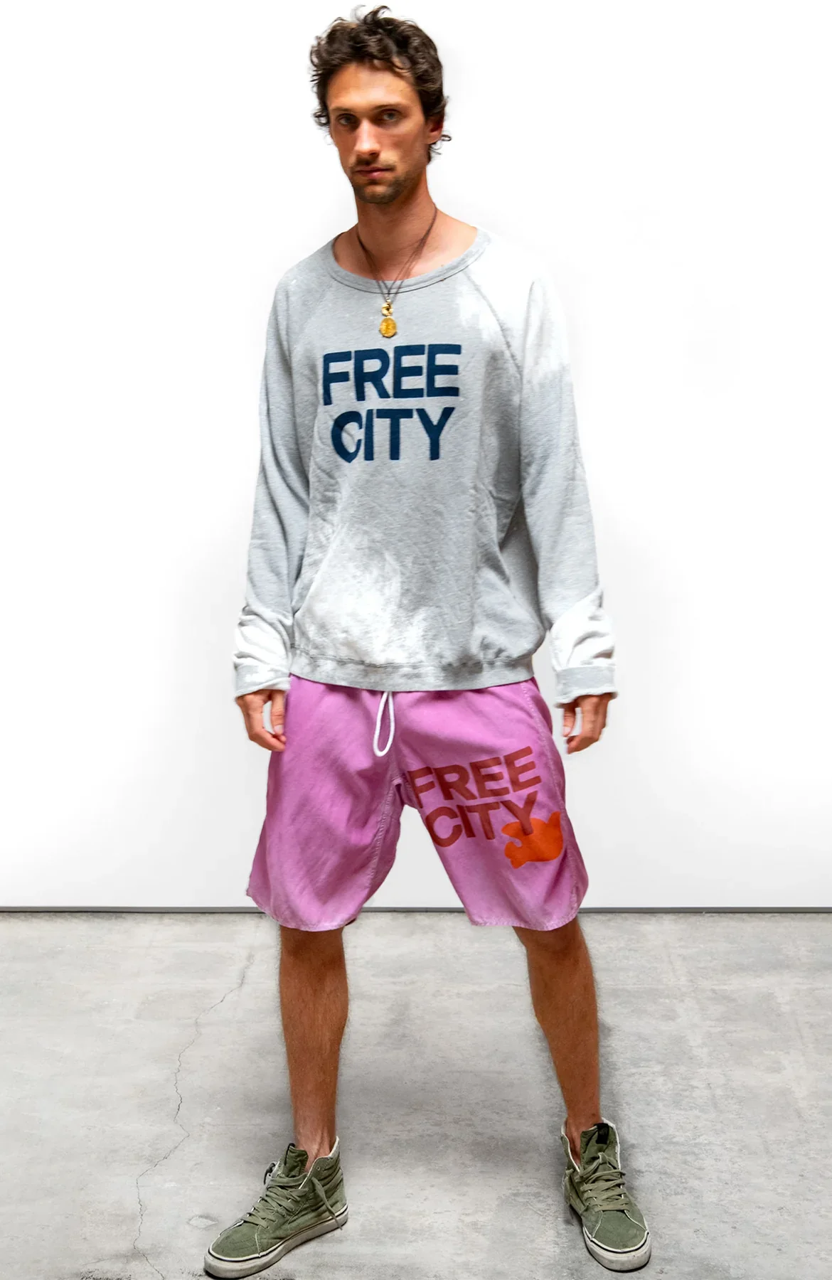 FREECITY MATTE/SATIN BACK/POCKET SHORT-PINKSHROOM POWDER - Image 2