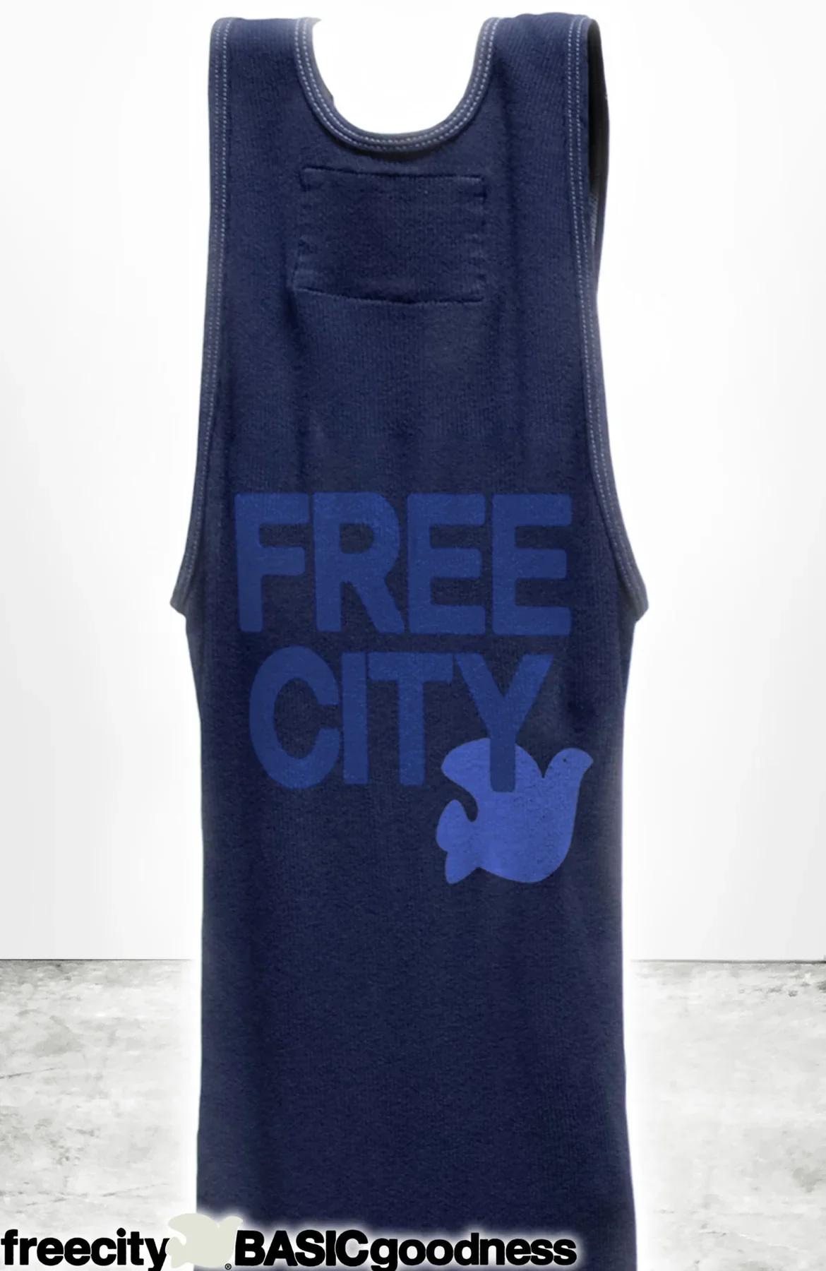 FREECITY RTU/1999 SUPERVINTAGE TANK - MOONSHROOMS BLUE