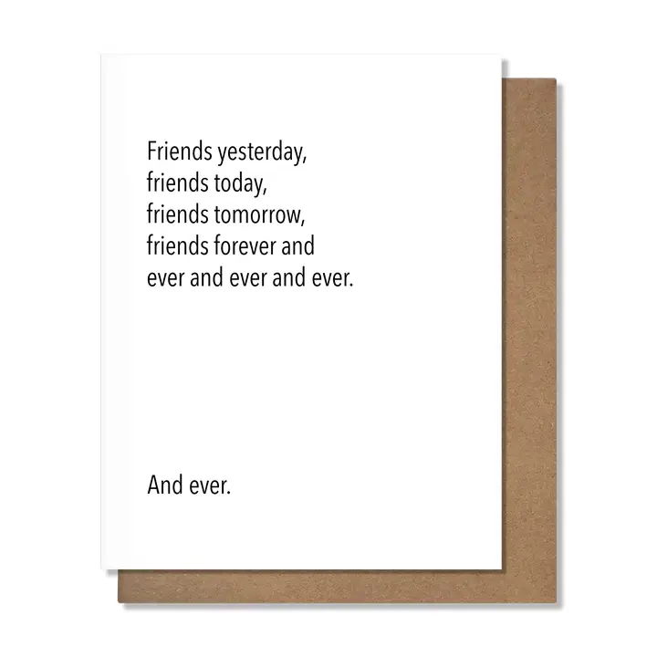 FRIENDSHIPS FOREVER CARD