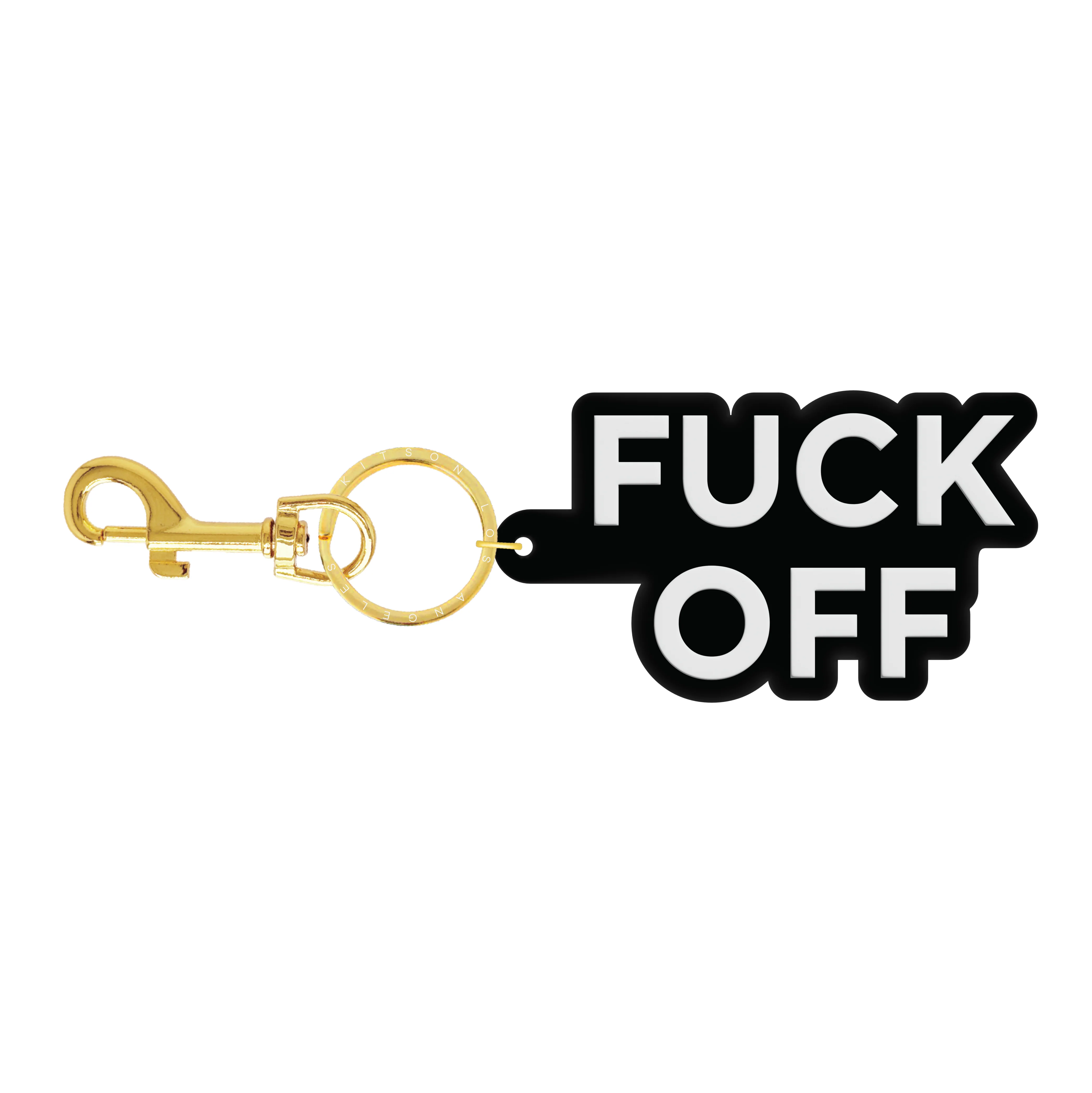 FUCK OFF FLEXIBLE KEYCHAIN