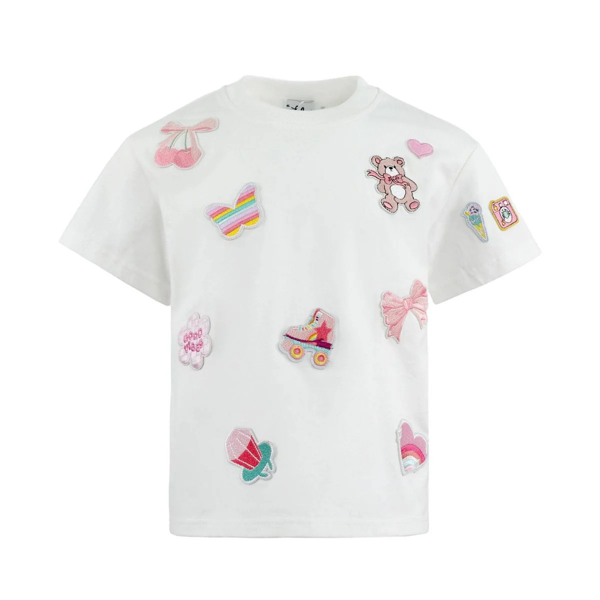 GIRLS CUTIE PATCH T-SHIRT