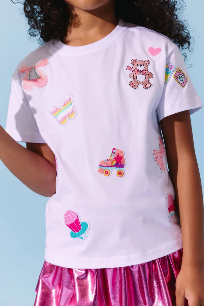 GIRLS CUTIE PATCH T-SHIRT - Image 3