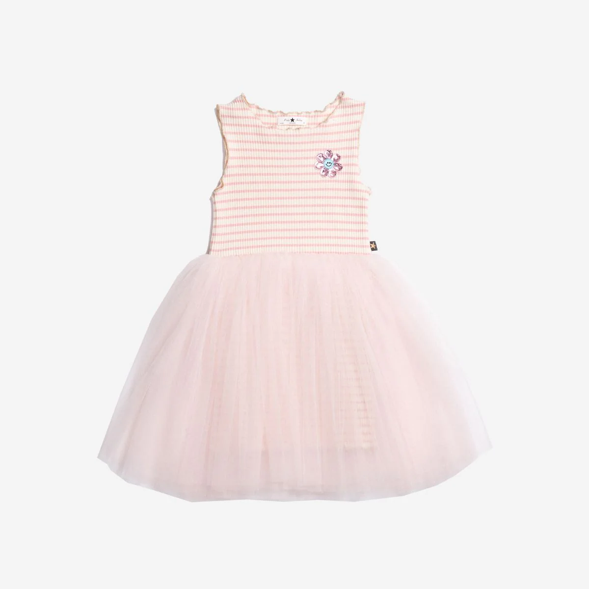 GIRLS DAISY STRIPE PINK TUTU