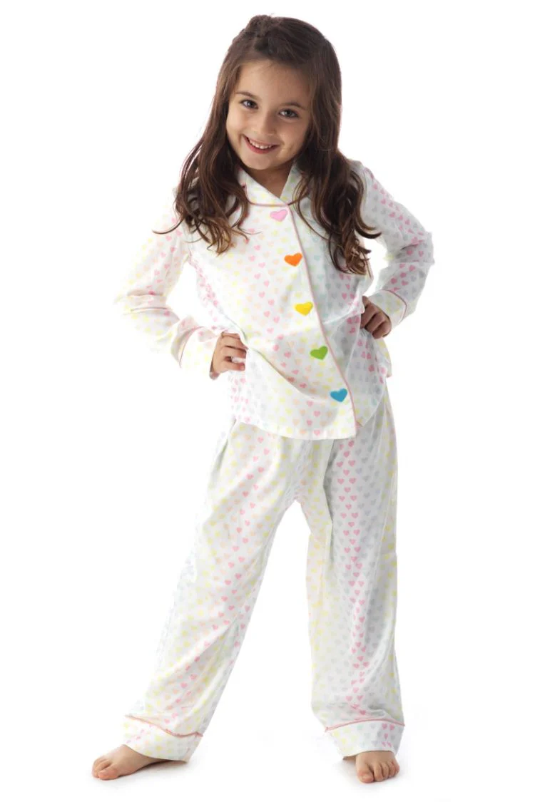 GIRLS HEARTS PJ SET