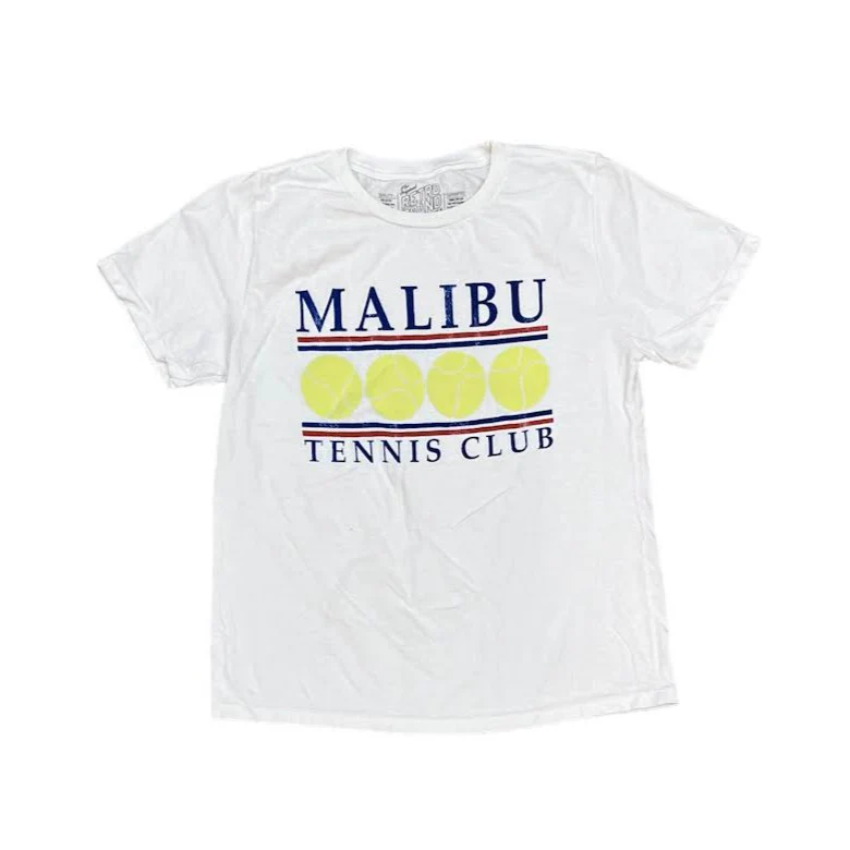 KIDS MALIBU TENNIS WHITE T-SHIRT