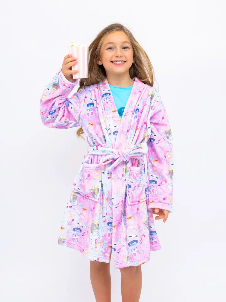 GIRLS SLEEPOVER PLUSH ROBE