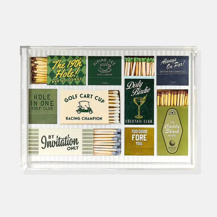 GOLF MATCHBOOK TRAY - SMALL