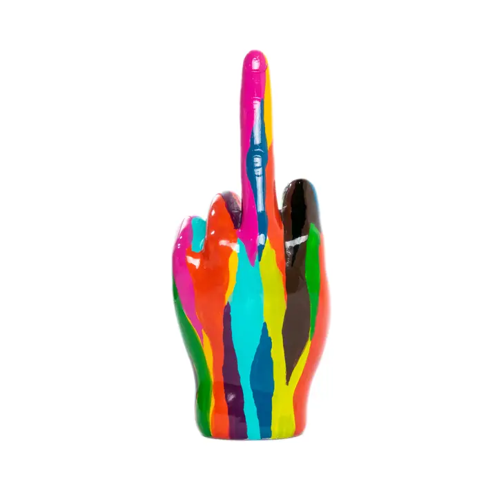 GRAFFITI MIDDLE FINGER