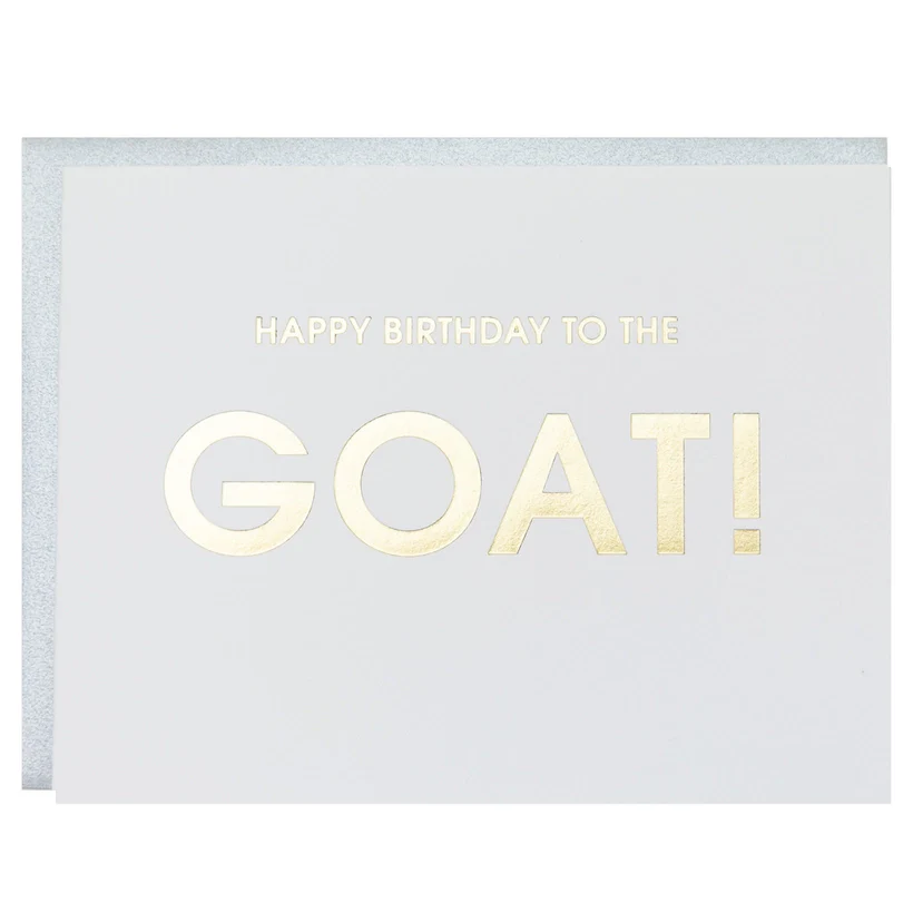 HAPPY BIRTHDAY GOAT CARD