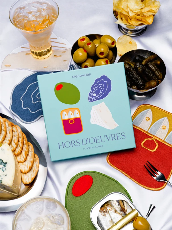 HORS D'OEUVRES NAPKIN SET