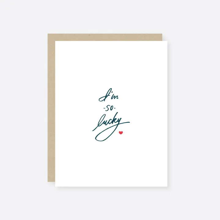 I'M SO LUCKY CARD