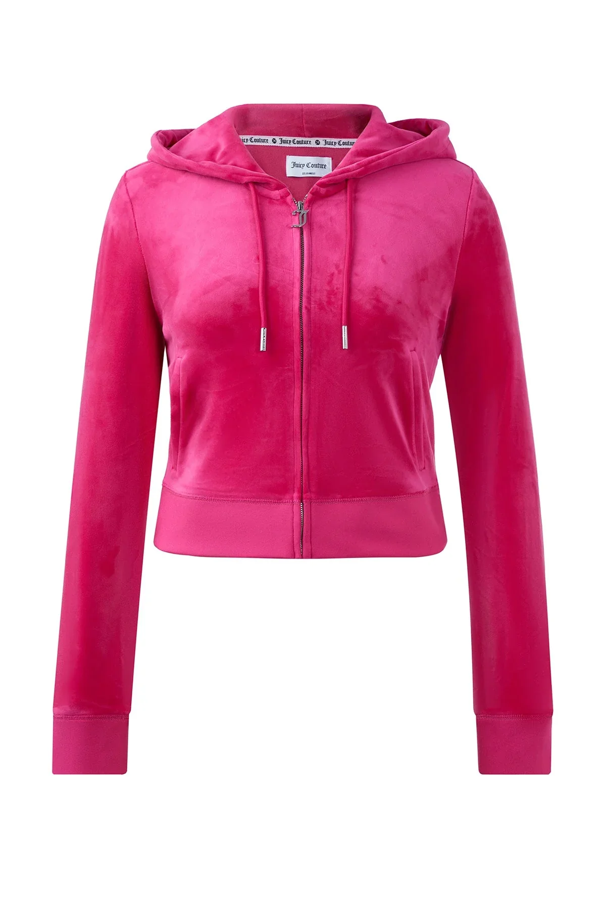 JUICY COUTURE VELOUR ZIP HOODIE - FREE LOVE