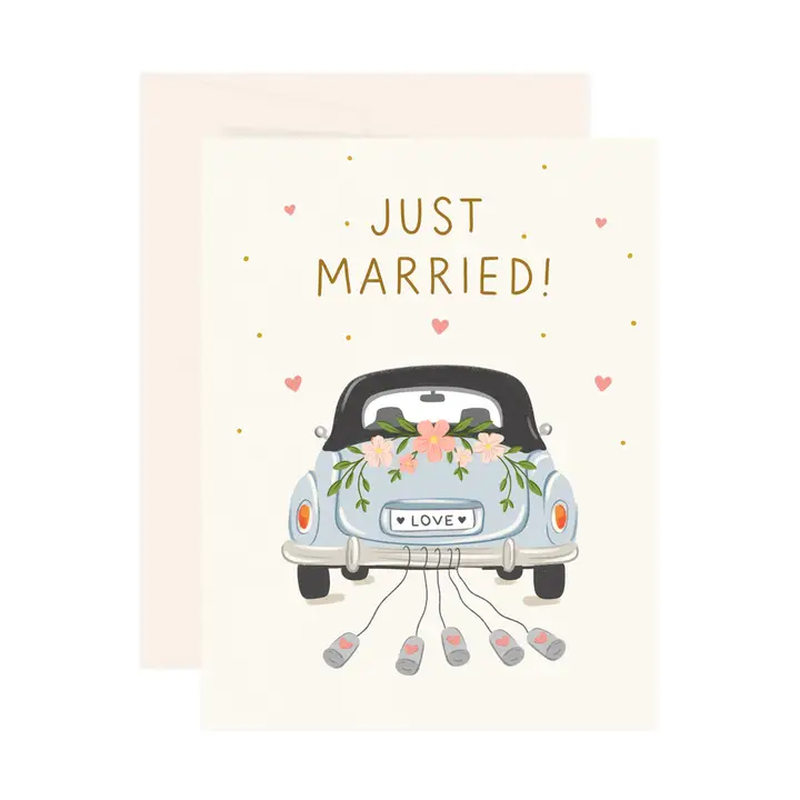 JUST MARRIED CARD