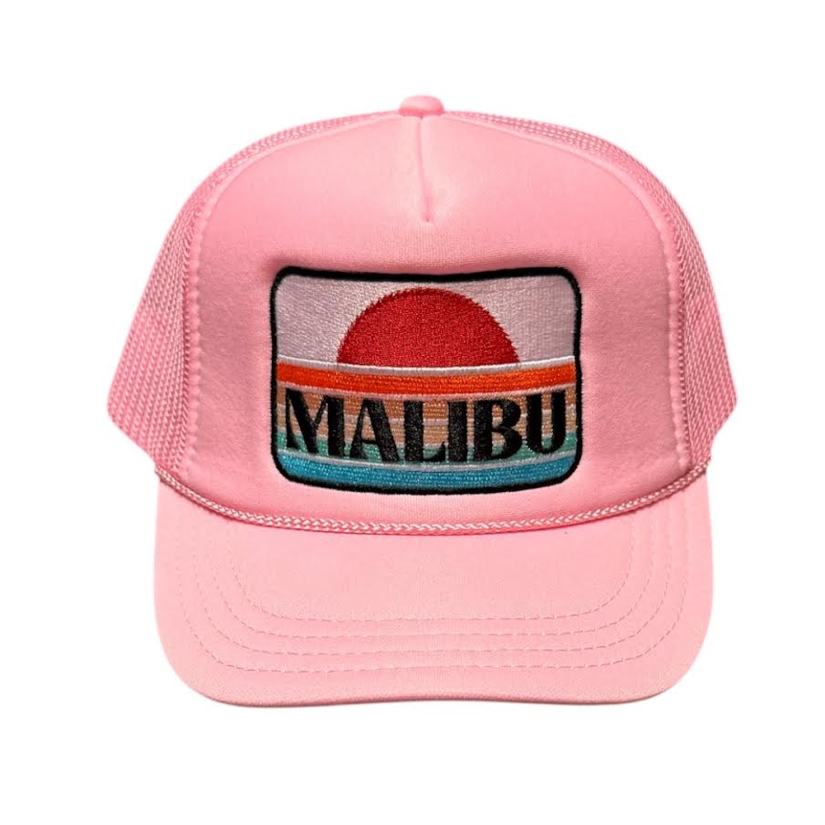 KIDS MALIBU PINK TRUCKER HAT